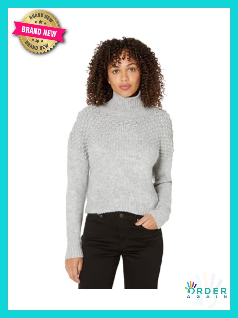 Midweight Polyamide Pullover - High Neck Long Sleeve Sweater
